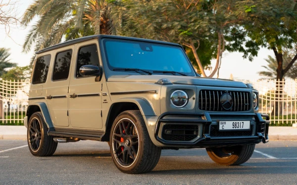 Grey Mercedes G63 AMG 2022 Rental in Dubai, UAE